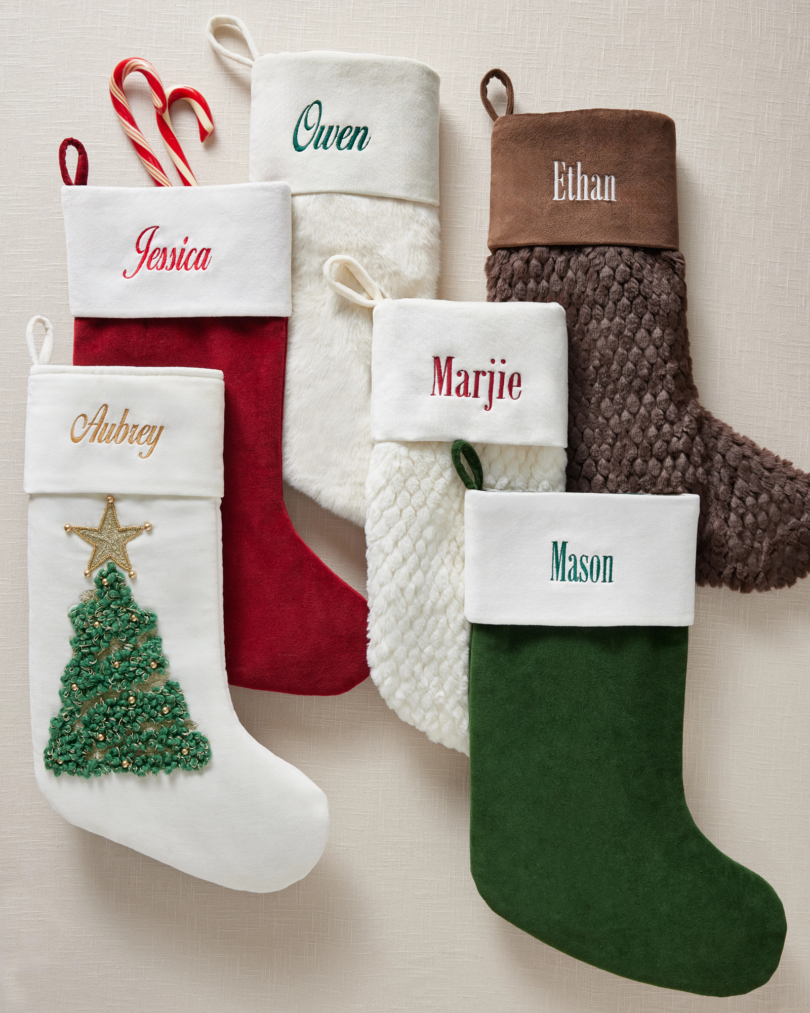 Product styling assortment of stockings